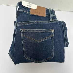 Judy Blue NWT Hi-Rise Straight Leg Jeans Size 0/24 Style #88575 Non Distressed